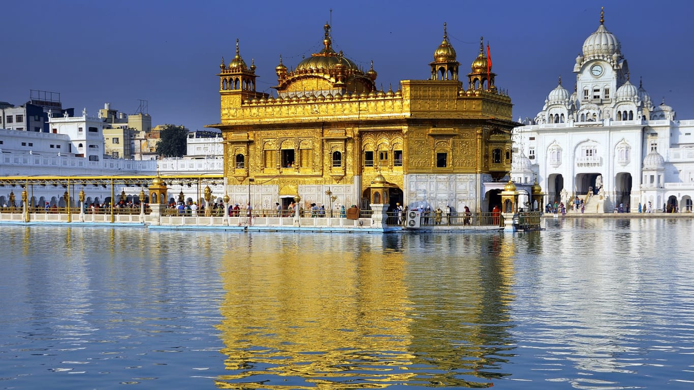 Seventh Wonder Of The World Located At Amritsar Must For Sikh Family Home Office Sikh Religious Handicraft Store Holy Sikh Religious Golden Temple A Sikh Religious Painting Poster With Frame Poster Frames
