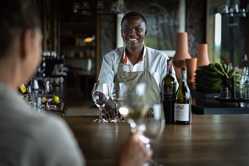 Optional Wine Experience at Singita Kwitonda Lodge