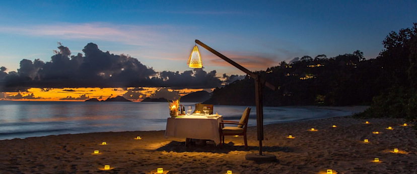 Private Beach Dining
