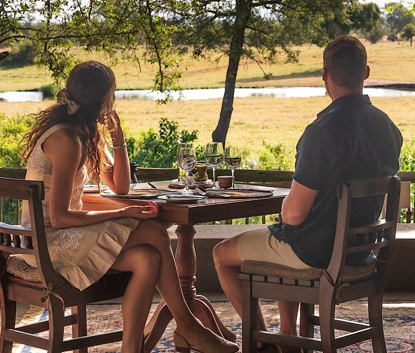 Dining at Sabi Sabi