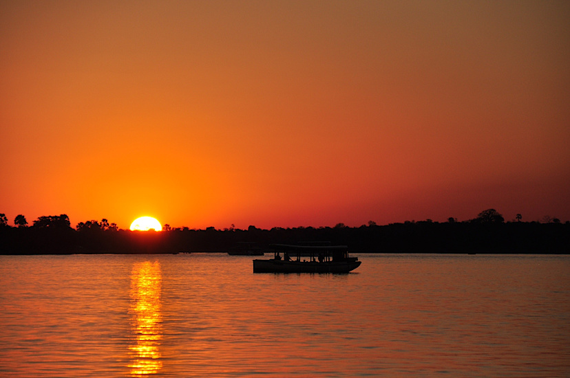 Sunset over the Zambezi