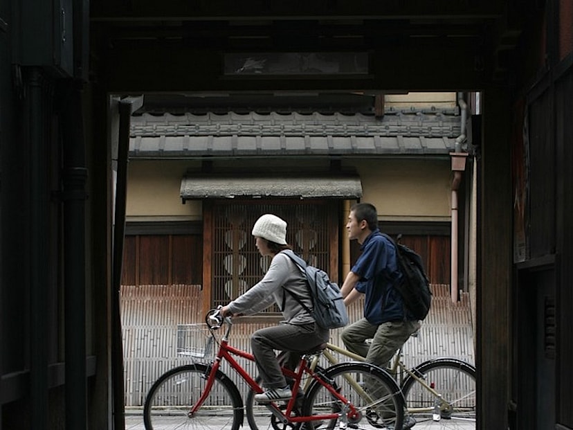 Backstreets of Kyoto on Bike