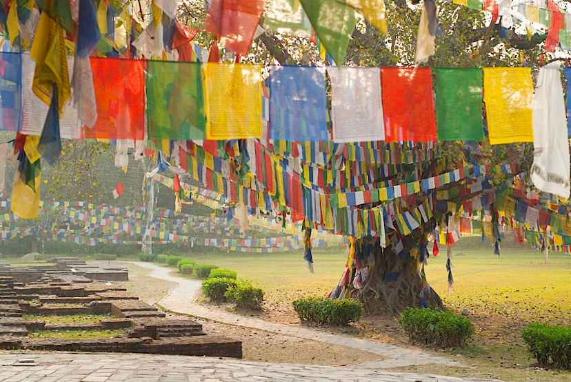Lumbini Prayer Flags
