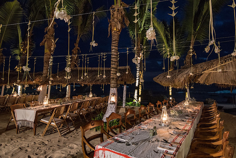 White Party Dinner At NIHI Sumba