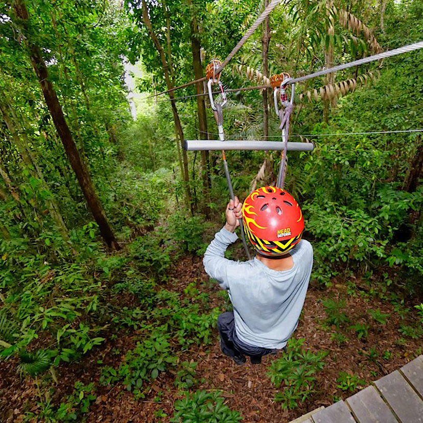 bungaraya island resort trail hike