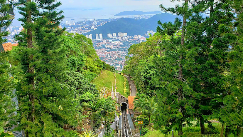 Scenic Views from Penang's Peak