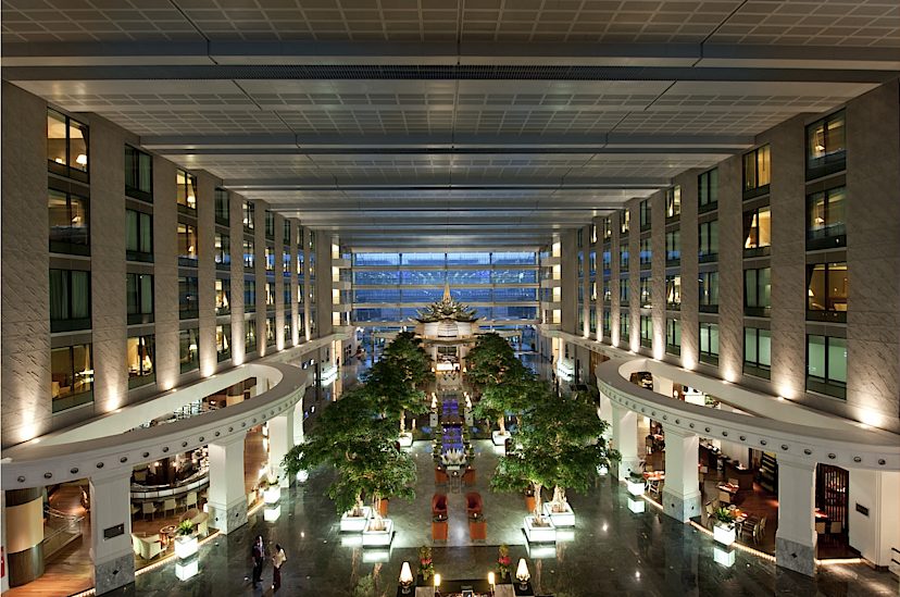 hotel lobby