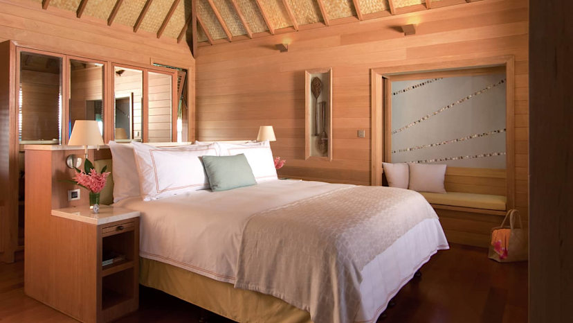 mountain view overwater bungalow