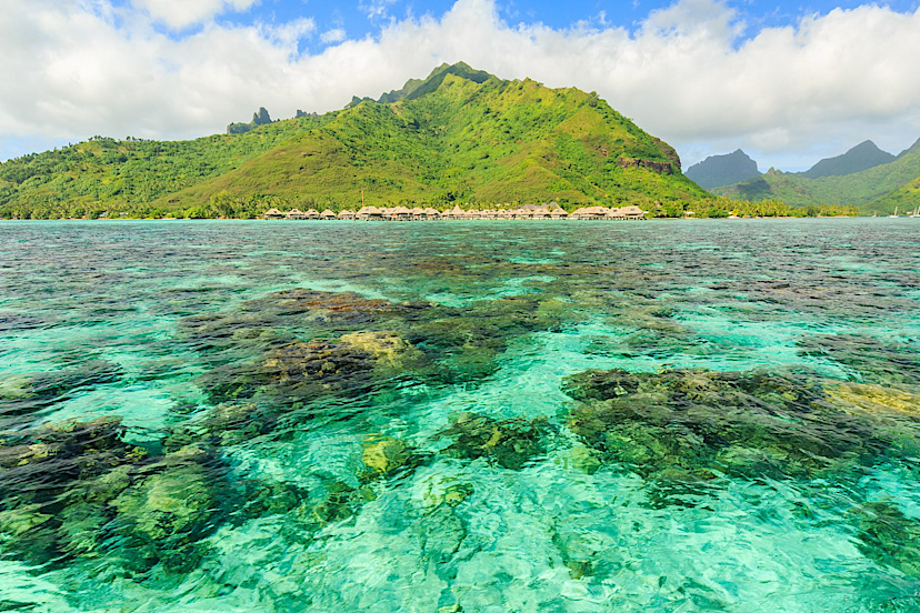 scenic view of sea and mountains