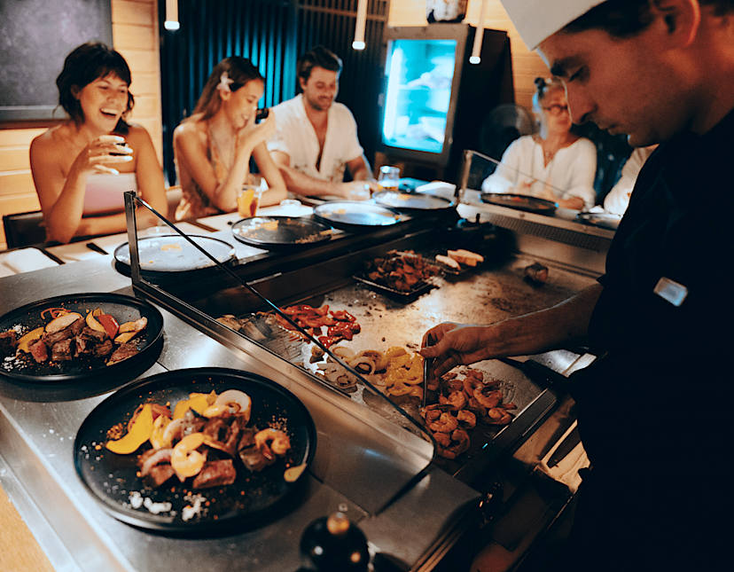 Dining at The Brando