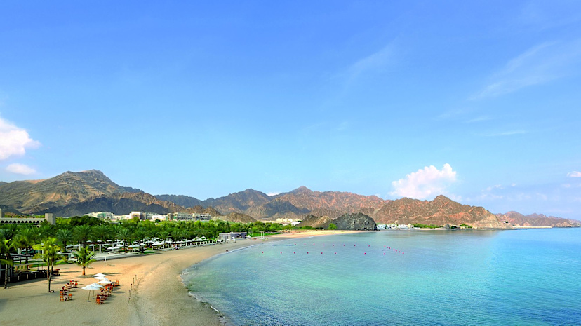 Beach at Al Bustan Palace