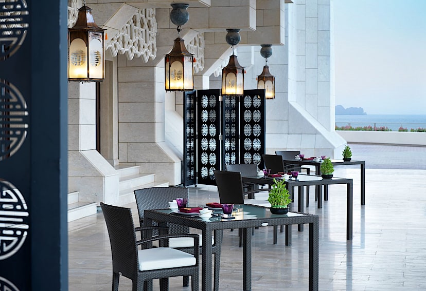 Dining at Al Bustan Palace