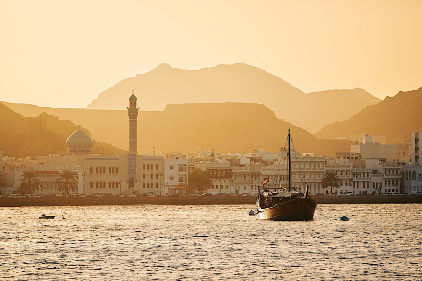 Sunset over Muscat