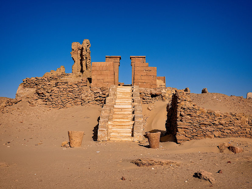 Temple Of Karanis Ruins In Fayoum