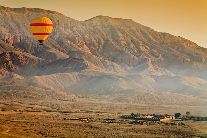 Hot Air Balloon over Luxor