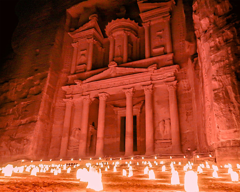 Petra at Night