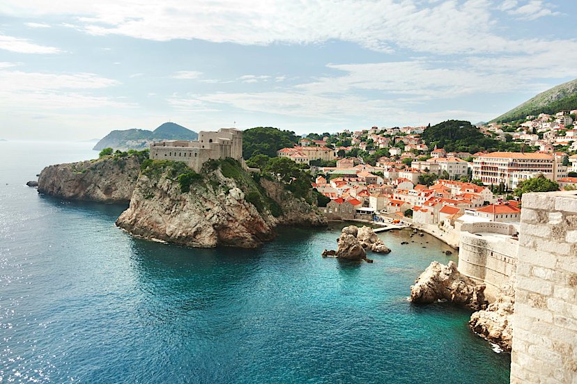 dubrovnik landscape fortress