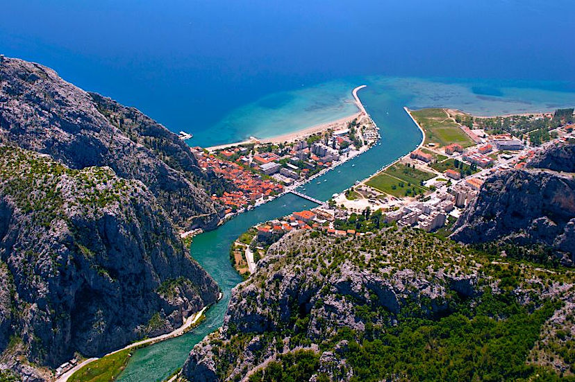 Views Of Cetina River Canyon