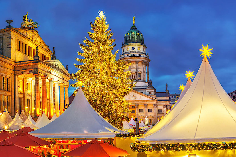 Christmas Market At Charlottenburg