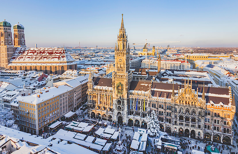 Marienplatz in Winter