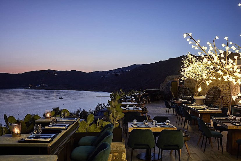 Dining at Myconian Imperial