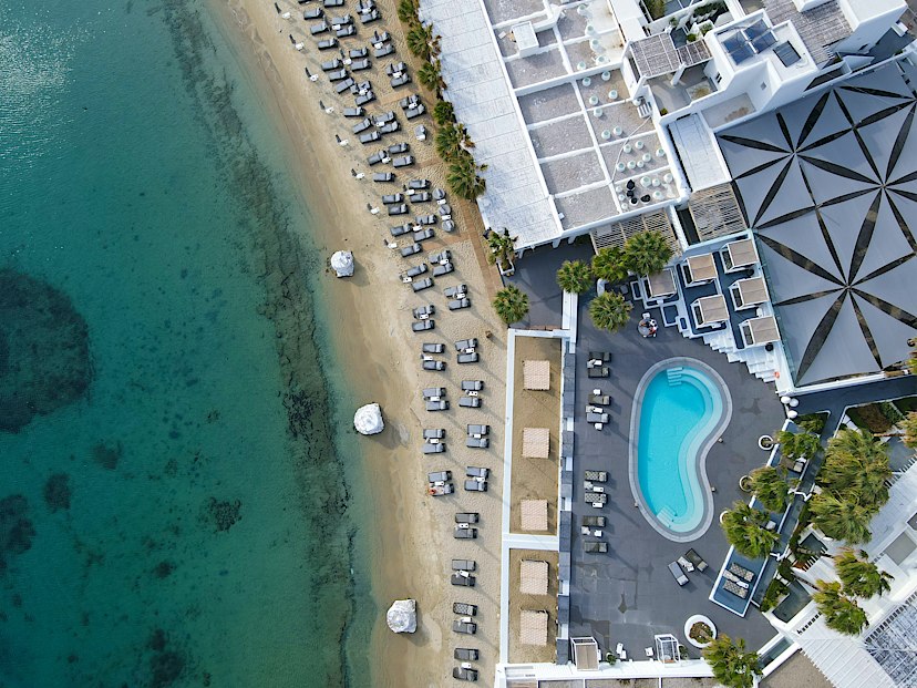 Pasaji Beach Club at Ornos Beach