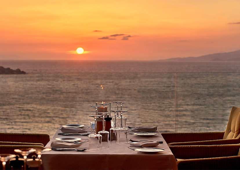 Sunset at Baos Restaurant