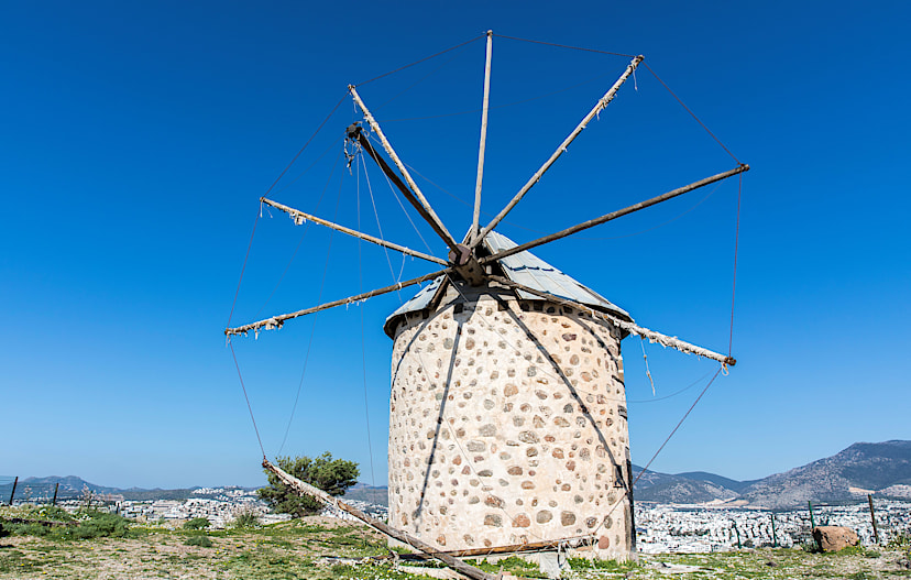 Bodrum Old Windmills with Views