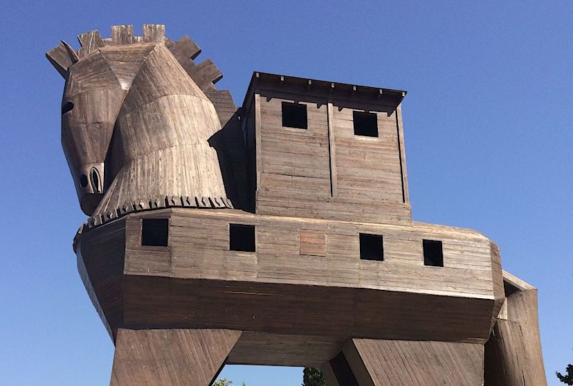 Replica of Trojan Horse