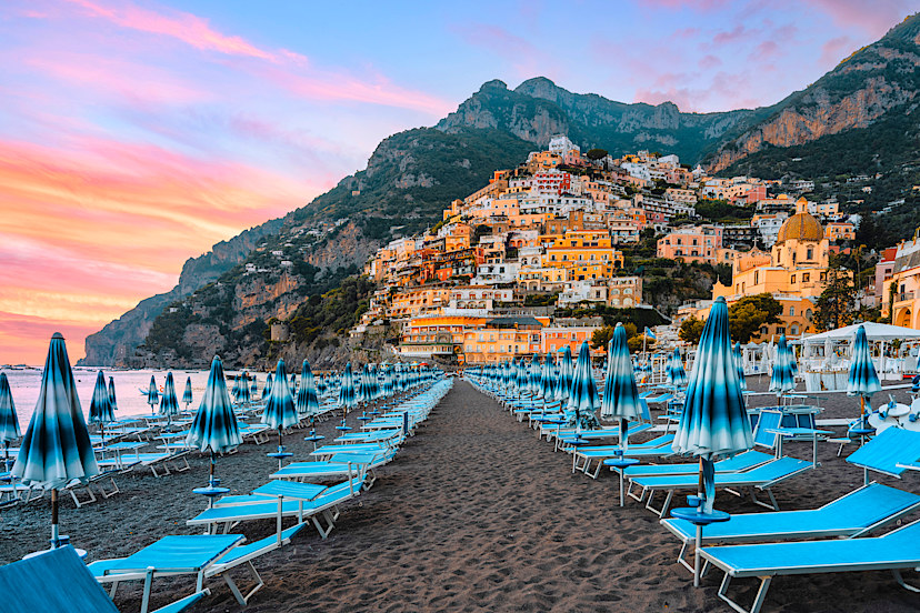 Sunset Over Positano