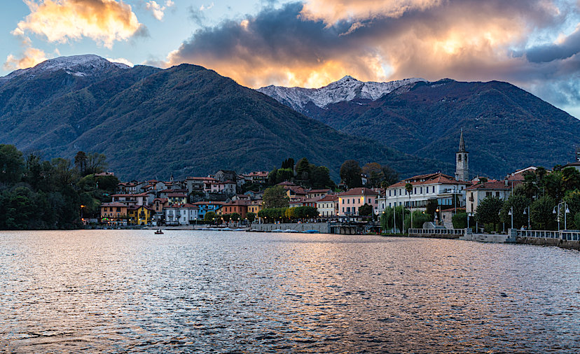Lake Maggiore at Sunset