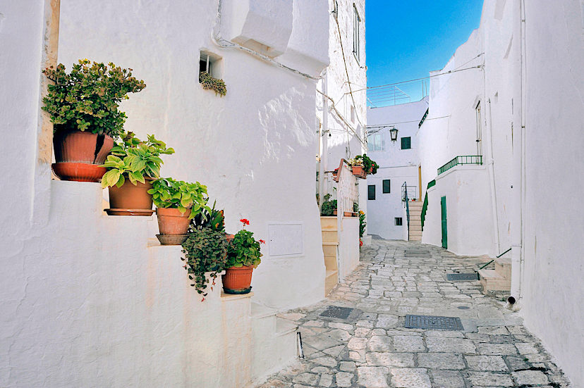 Narrow Alleys of Ostuni