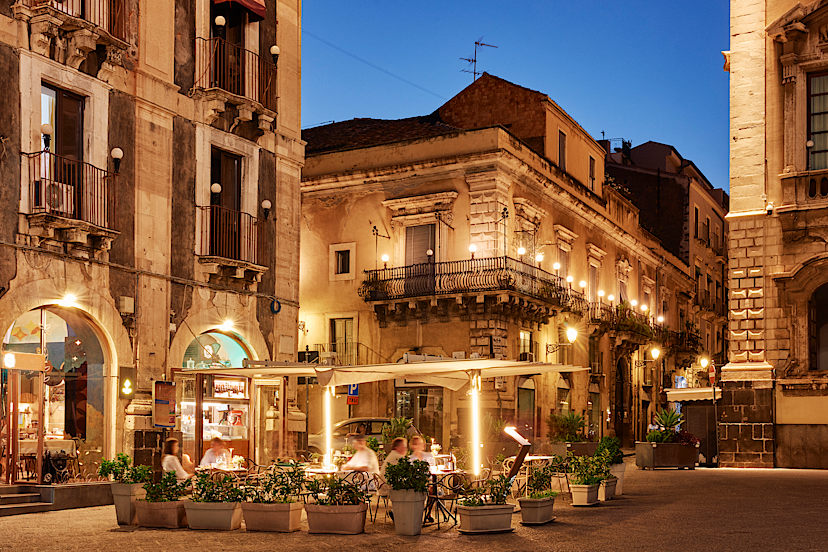 Evening in Catania