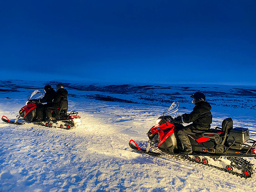 Snowmobiling