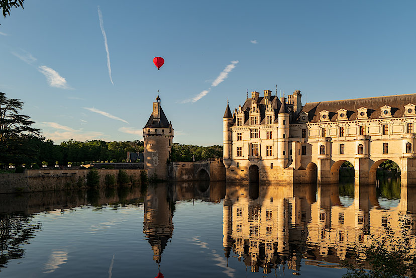 Hot Air Balloon over the Loire Valley