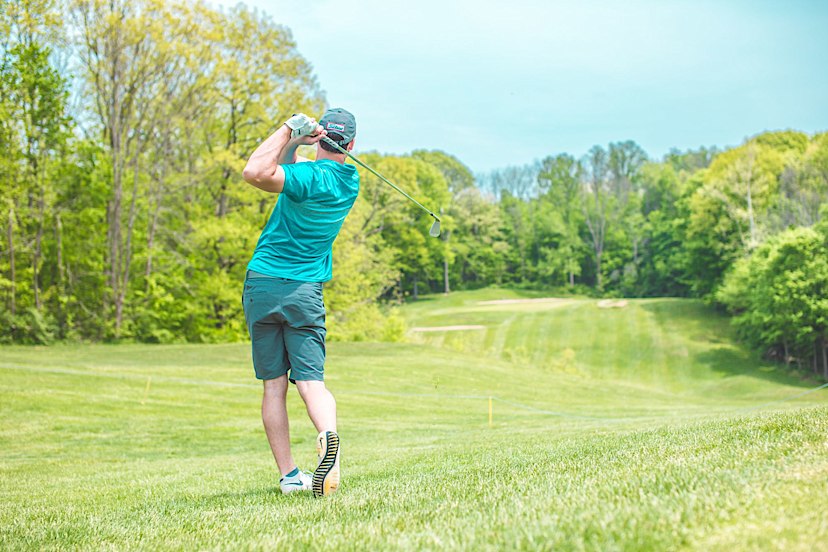 Golfing