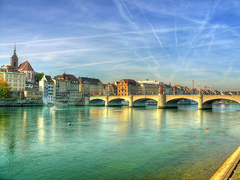 Mediaeval Mittlere Brucke, Basel