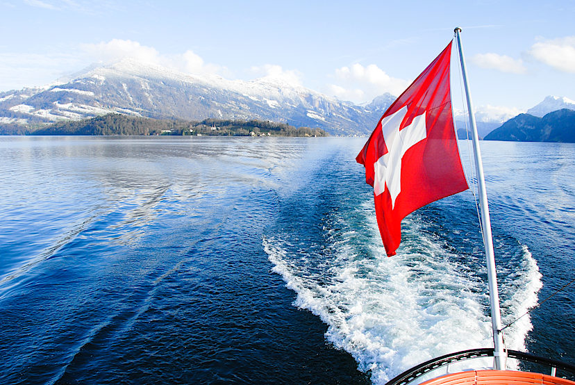 Cruising Lake Lucerne