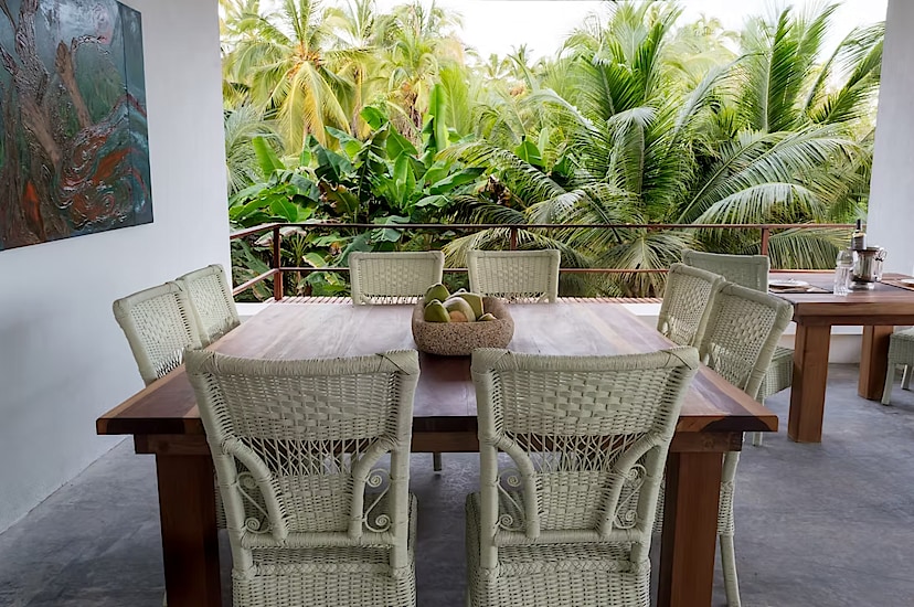 Open-Air Dining Area