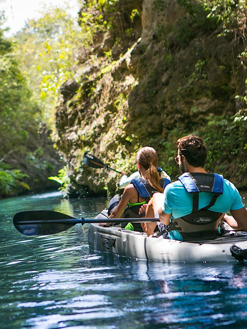 Kayaking at Banyon Tree Mayakoba