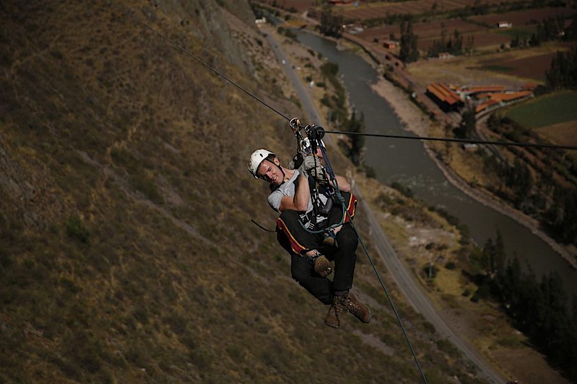 Ziplining