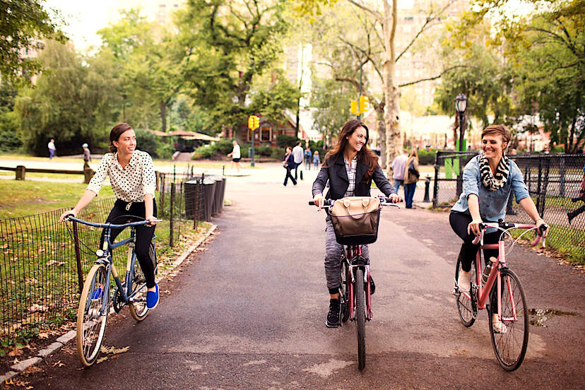 Biking Central Park