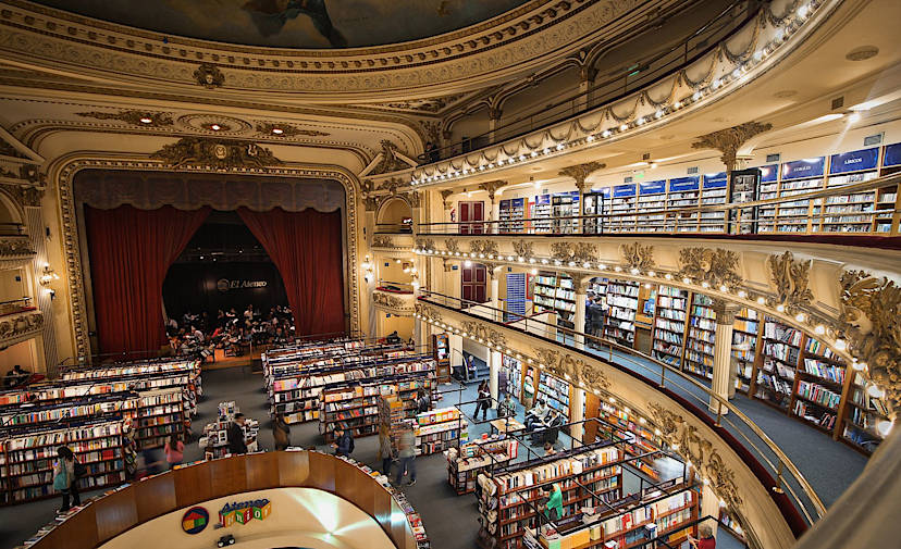 Large Book store in Buenos Aires