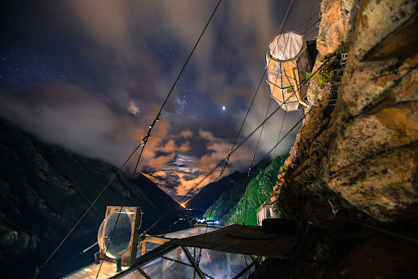 Adventure Suites at Night