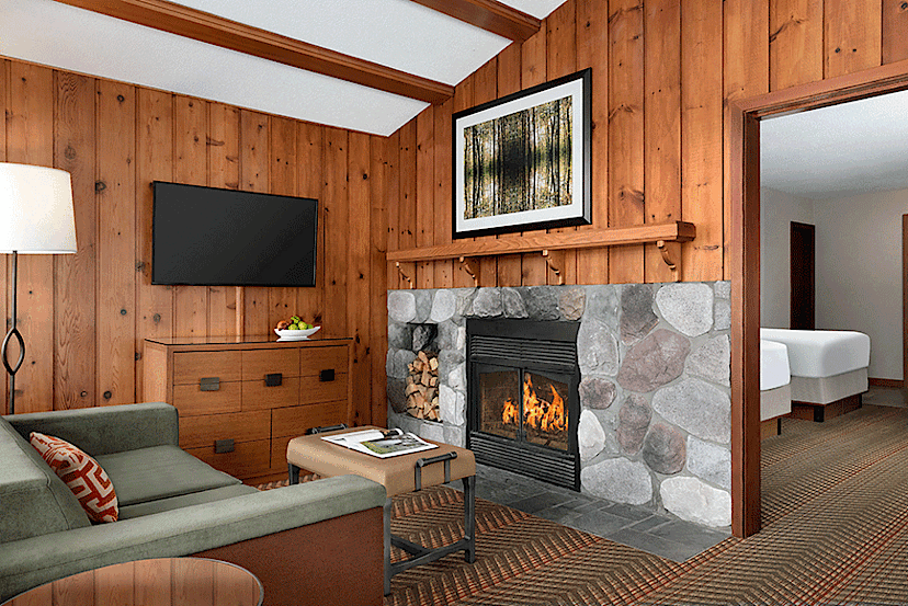 Junior Suite Fireplace