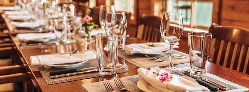 Dining at Klahoose