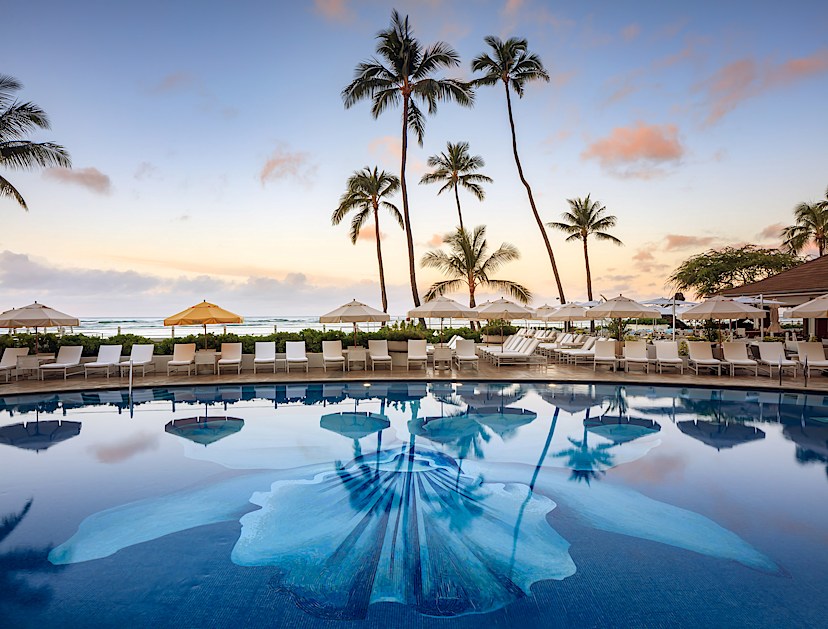 Orchid Pool at Halekulani