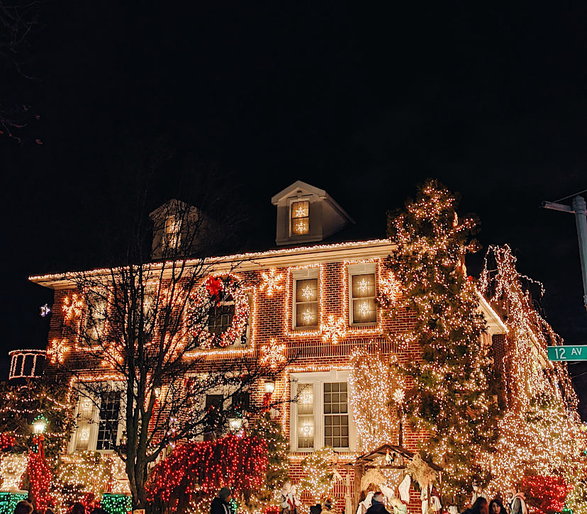Christmas Lights in Dyker Heights