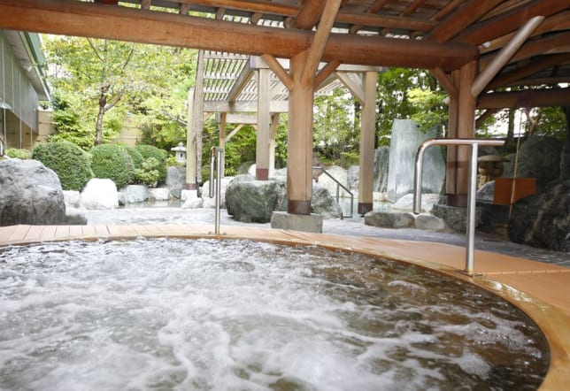 Hot Tub and Hot Springs at the Takayama Green