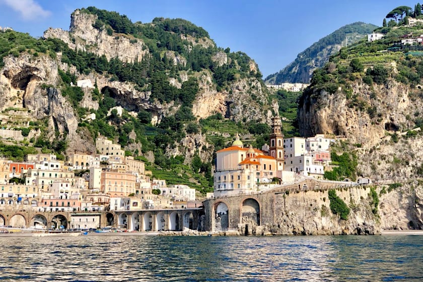 Tunnels, Turns, and Sea Carved Cliffs, Positano